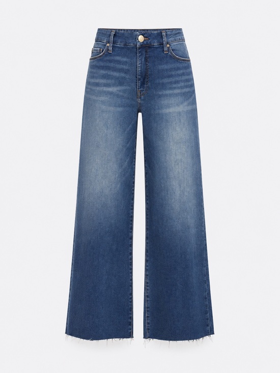 Kut from the Kloth Denim - Kut from the Kloth Wide Leg High-Rise Jeans in Medium Blue Wash
